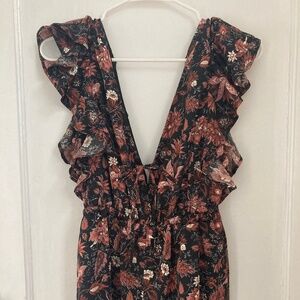 madewell floral print wideleg